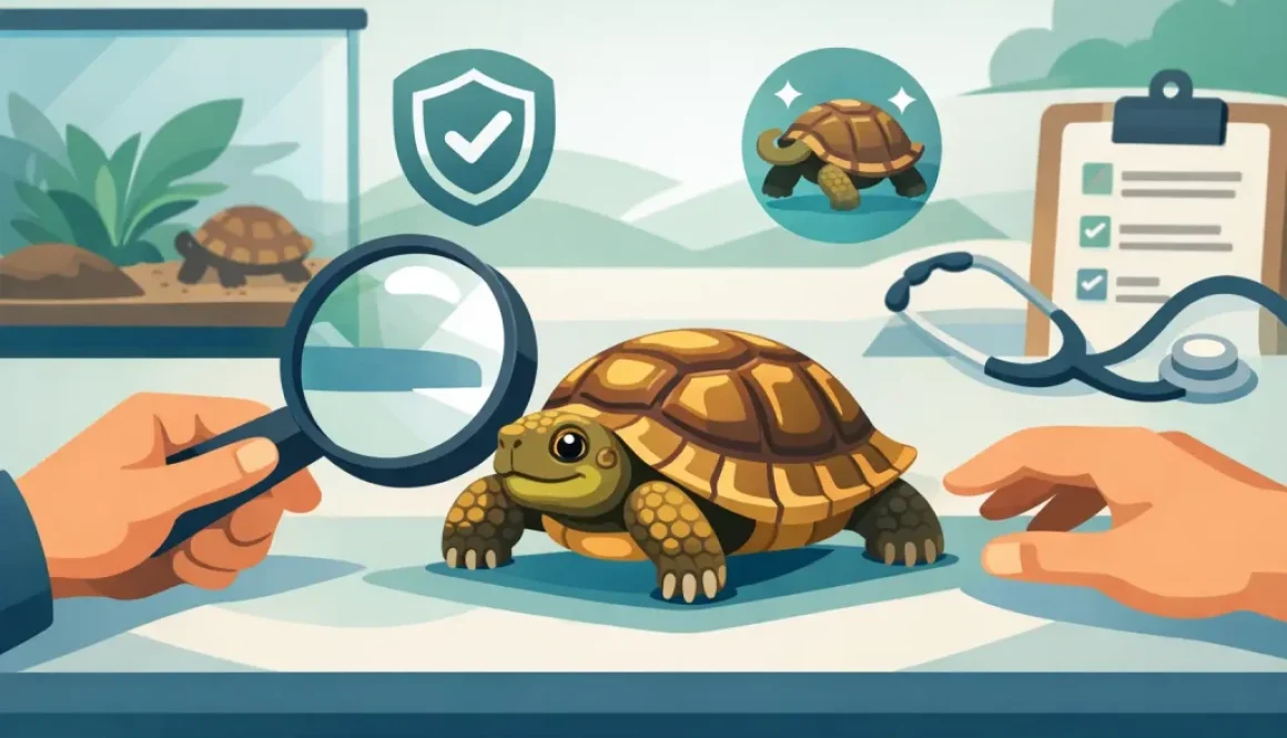 How to Spot a Healthy Tortoise Before You Buy