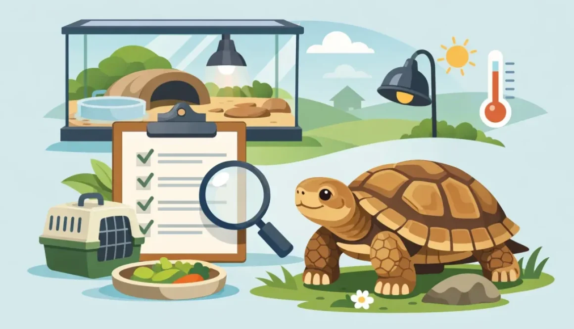 Tortoise Buying Checklist UK for New Owners