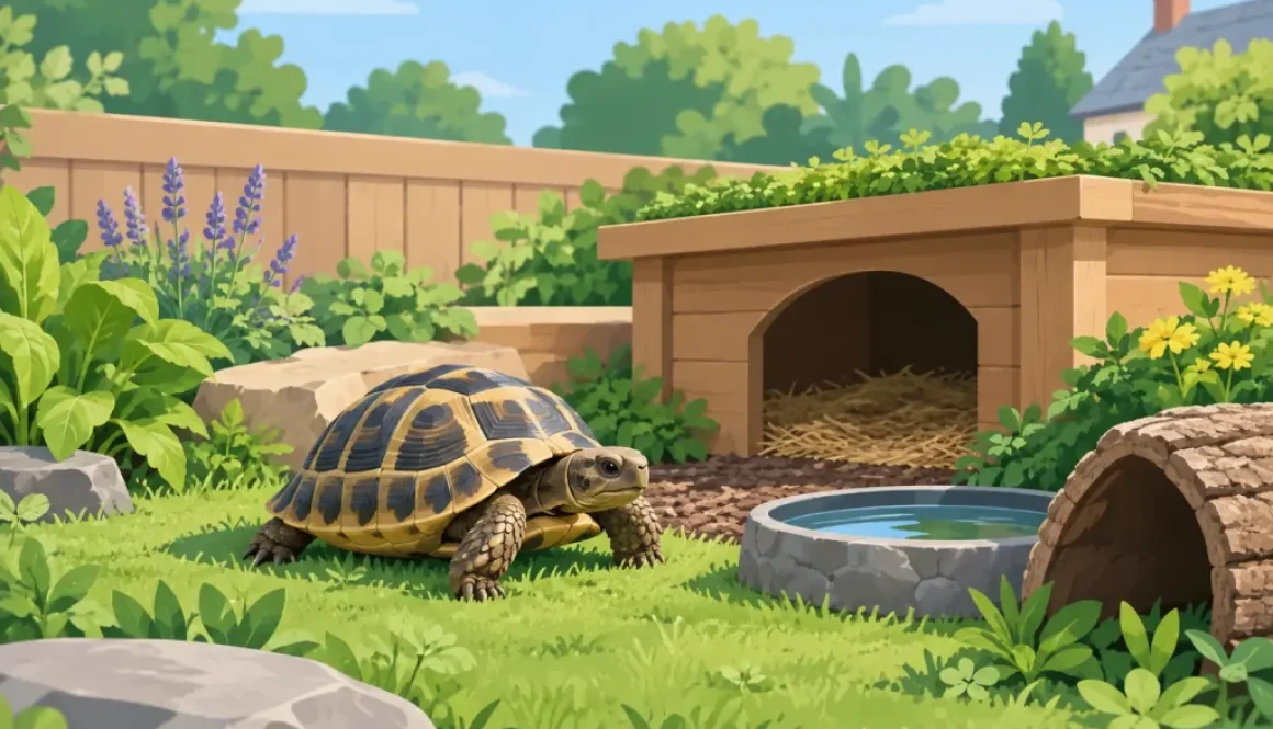 Garden Tortoise Setup UK for Healthy Tortoises