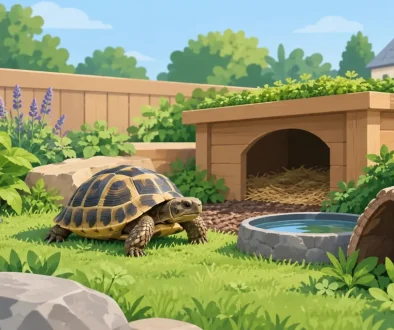 Garden Tortoise Setup UK for Healthy Tortoises