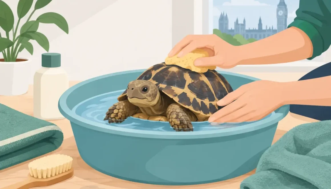 How to Bathe Tortoises Safely at Home in the UK